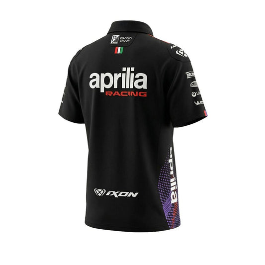 Aprilia 26 Polo Black/Purple/neon red PO1