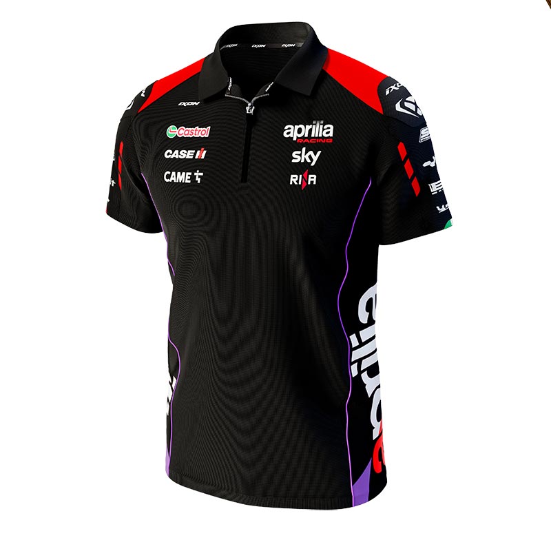 Ixon Po1 Aprilia 24 Tee Black Red