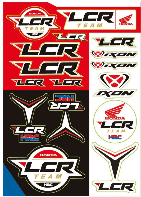 Sticker Sheet STI1 LCRT HRC HONDA