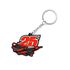 MAVERICK VINALES 25 JET RUBBER KEYRING