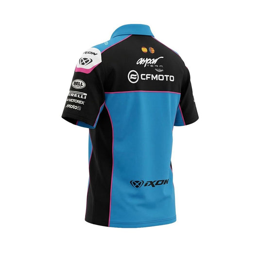 CF MOTO 26 PO1 POLO BLUE/BLACK/PINK – image 2