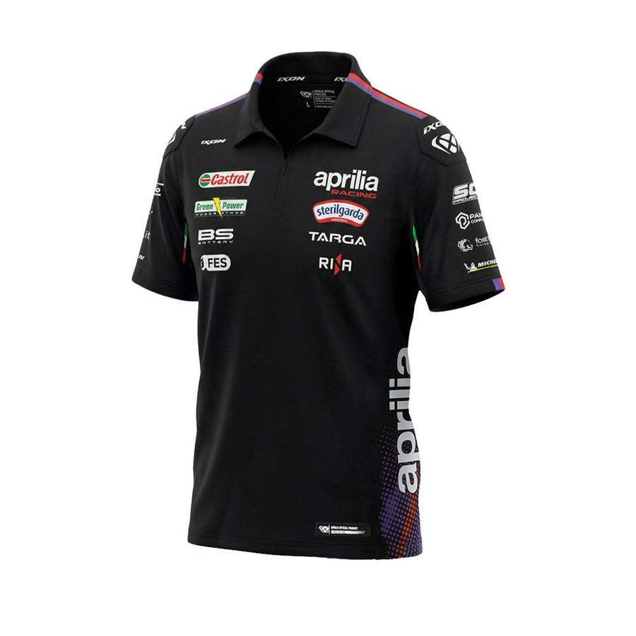 Aprilia 26 Polo Black/Purple/neon red PO1