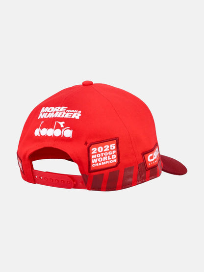 DUCATI TEAMWEAR Ducati x MM93 Dual Collection Cap - World Champion 2025 – image 2