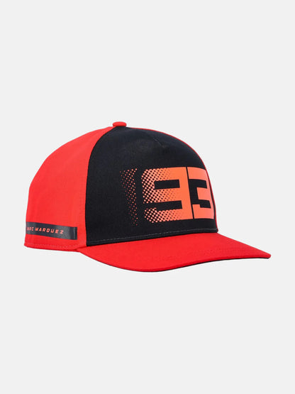 MARC MARQUEZ Marc Márquez 93 Red Flat Visor Cap – Official MotoGP – image 1