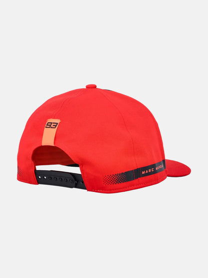MARC MARQUEZ Marc Márquez 93 Red Flat Visor Cap – Official MotoGP – image 2