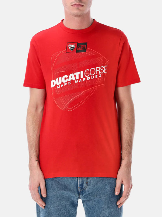 DUCATI DUAL MARC MARQUEZ Ducati Corse Marc Márquez T-shirt – Official MotoGP
