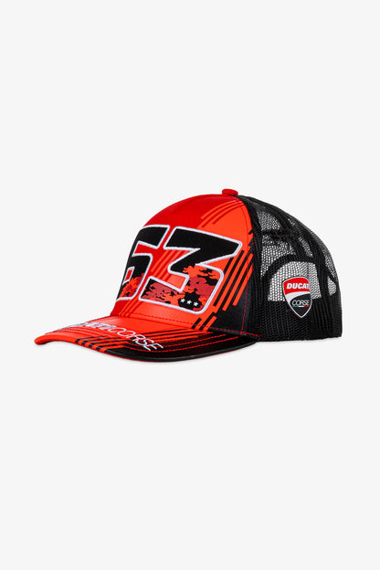 Bagnaia 63 Ducati Corse Trucker Cap – image 1