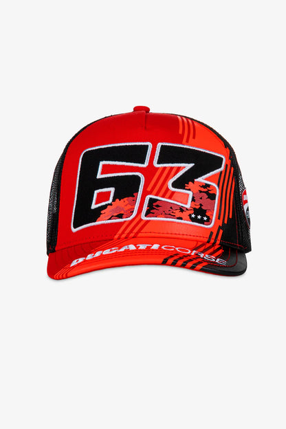 Bagnaia 63 Ducati Corse Trucker Cap – image 2