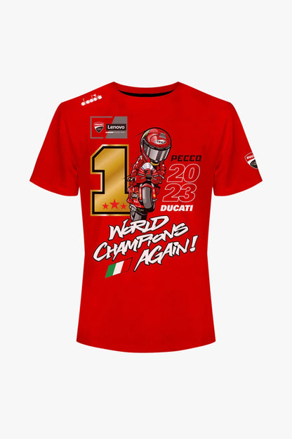 T-SHIRT BAGNAIA WORLD CHAMPION 2023 – image 1