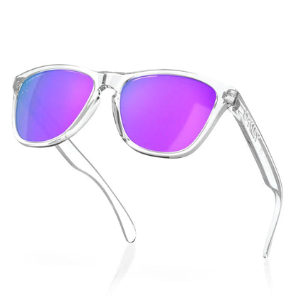 POLISHED CLEAR W/PRIZM VIOLET FROGSKINS (A) – image 3
