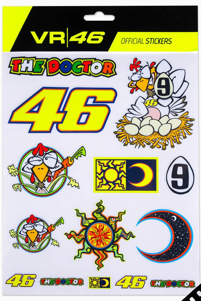 Old Hen 46 Heritage Large Sticker Set