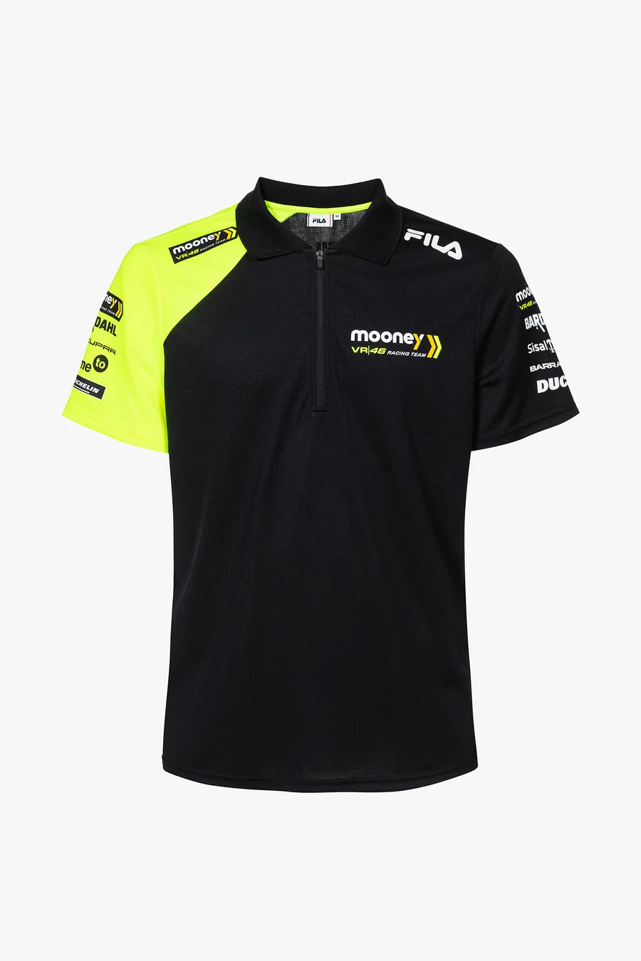 MOONEY VR46 RACING TEAM REPLICA POLO SHIRT 2023