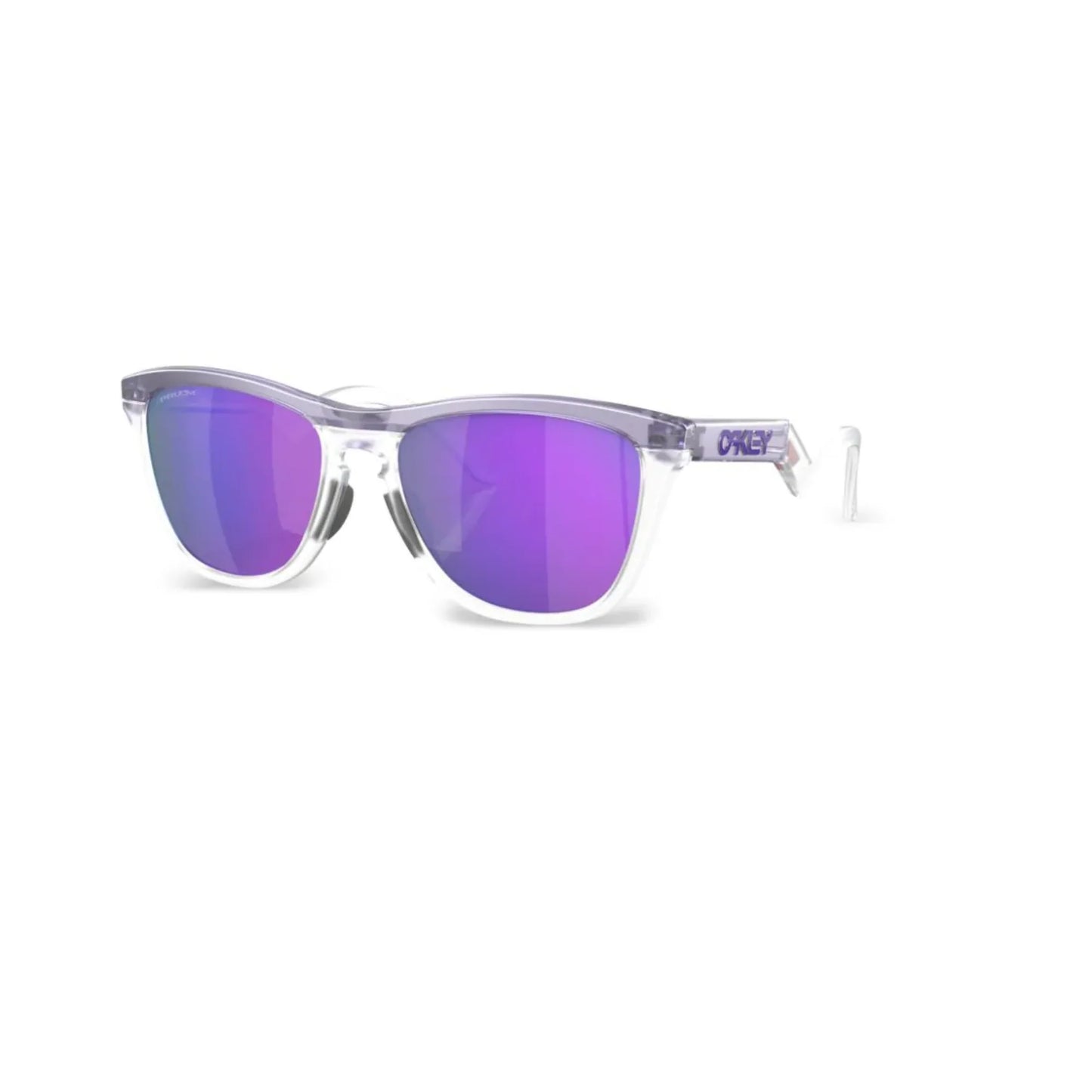 MATTE TRANS LILAC/CLEAR W/PRIZM VIOLET OAKLEY Frogskins™ Hybrid