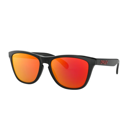 MATTE BLACK W/ PRIZM RUBY FROGSKINS (A) GLASSES – image 1