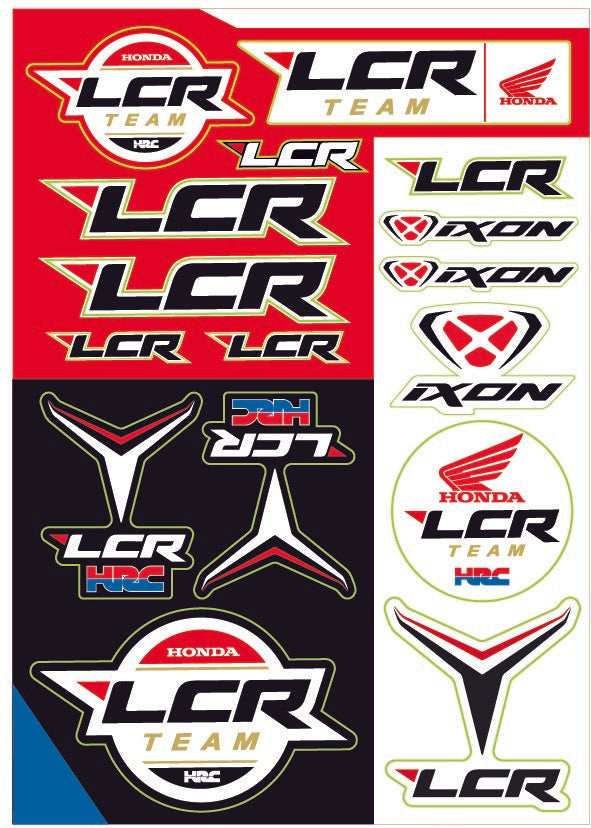 Sticker Sheet STI1 LCRT HRC HONDA –  Official Merchandise
