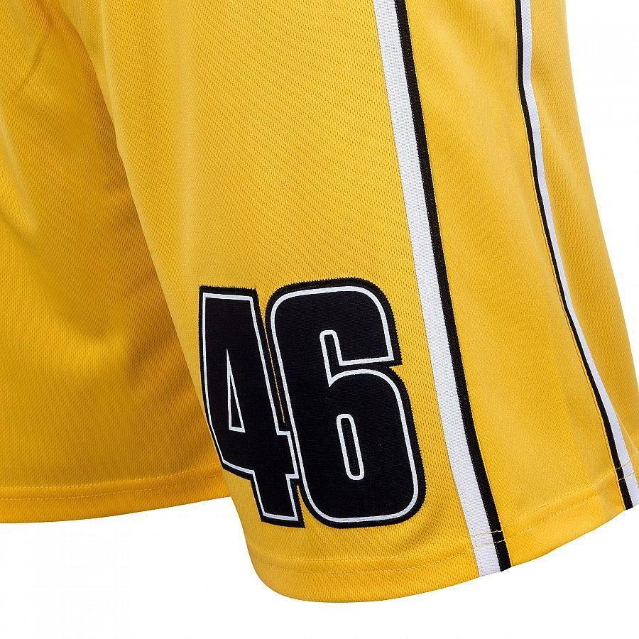 VR46 Official Valentino Rossi Yellow Bermuda Shorts
